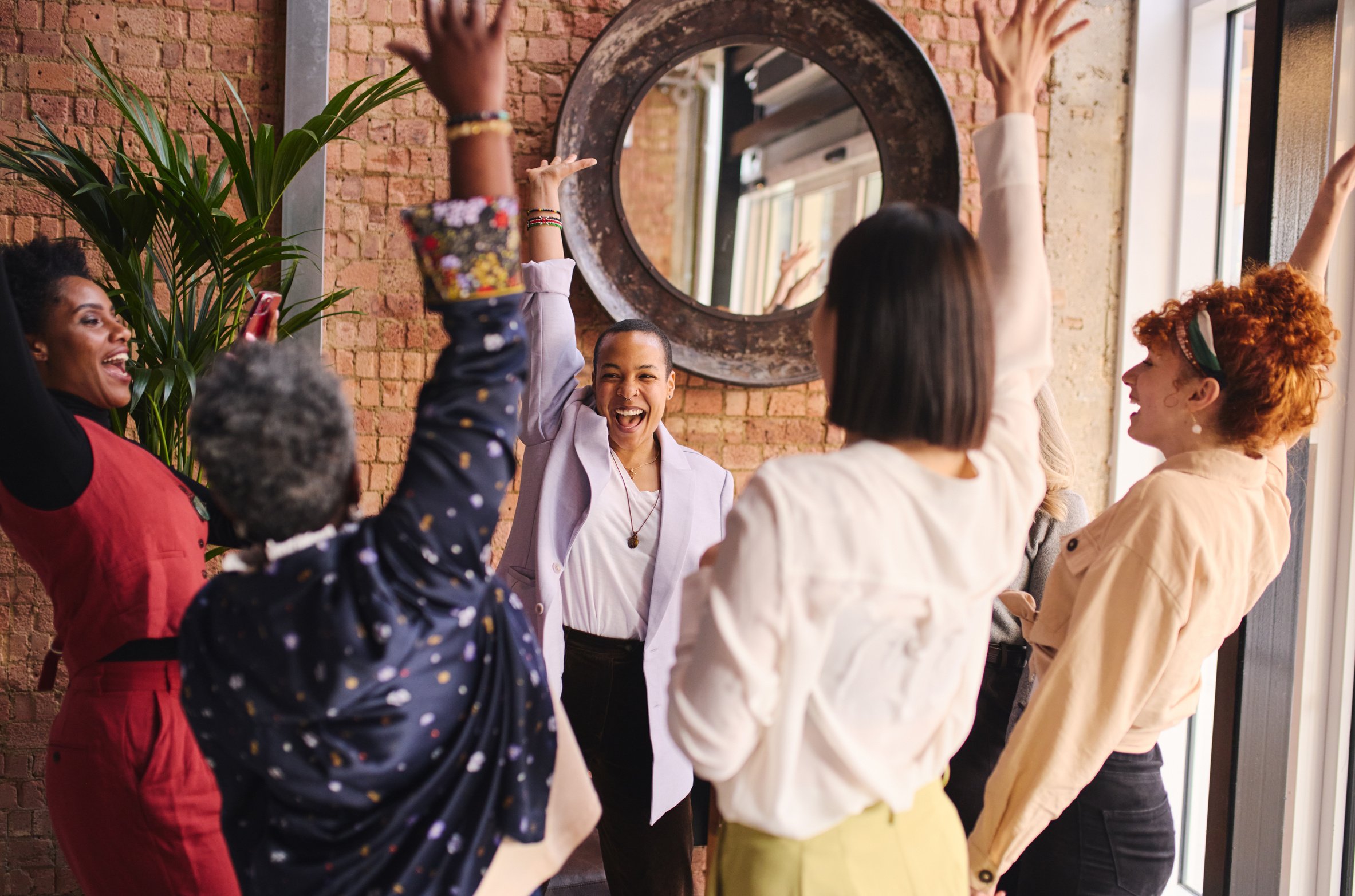 Diverse Women Celebrating